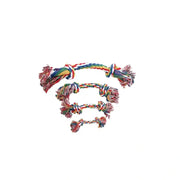 Pawise 2 Knot Rope Bone Rope Dog Toy Multi Colour