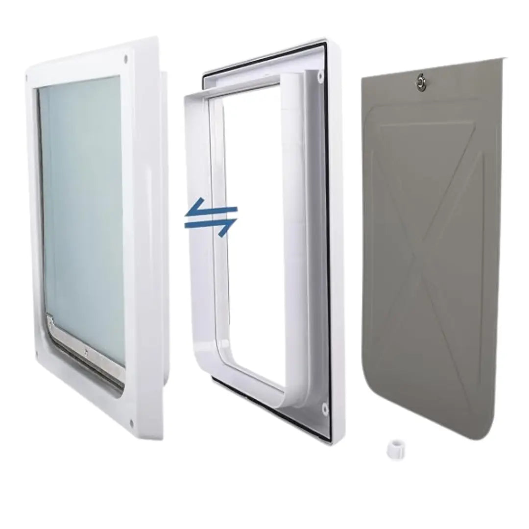 Pawise 2 Way Locking Dog Door   | Canine & Co