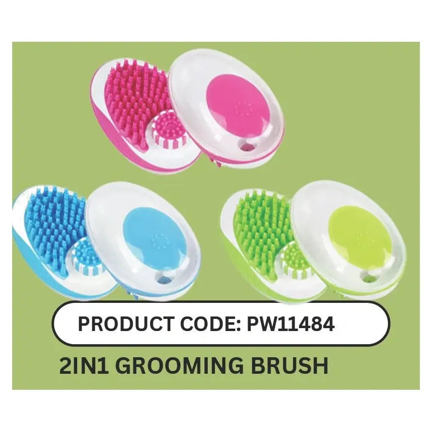 Pawise 2-in-1 Pet Grooming Brush 11.5cm image 2