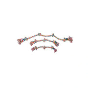 Pawise 3 Knot Rope Bone Rope Dog Toy Multi Colour