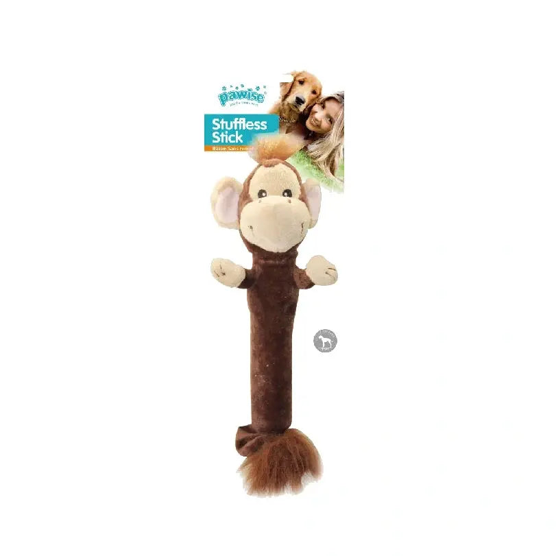Pawise Animal Stick Plush Dog Toy image 4
