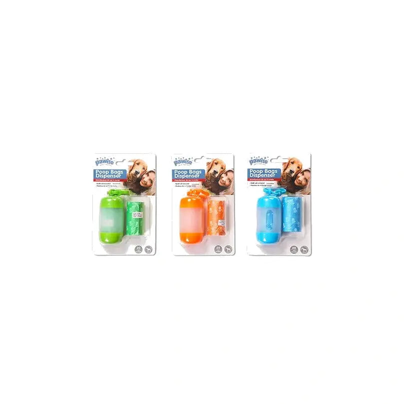 Pawise Dog Poop Bag Dispenser with 20 Bag Refill