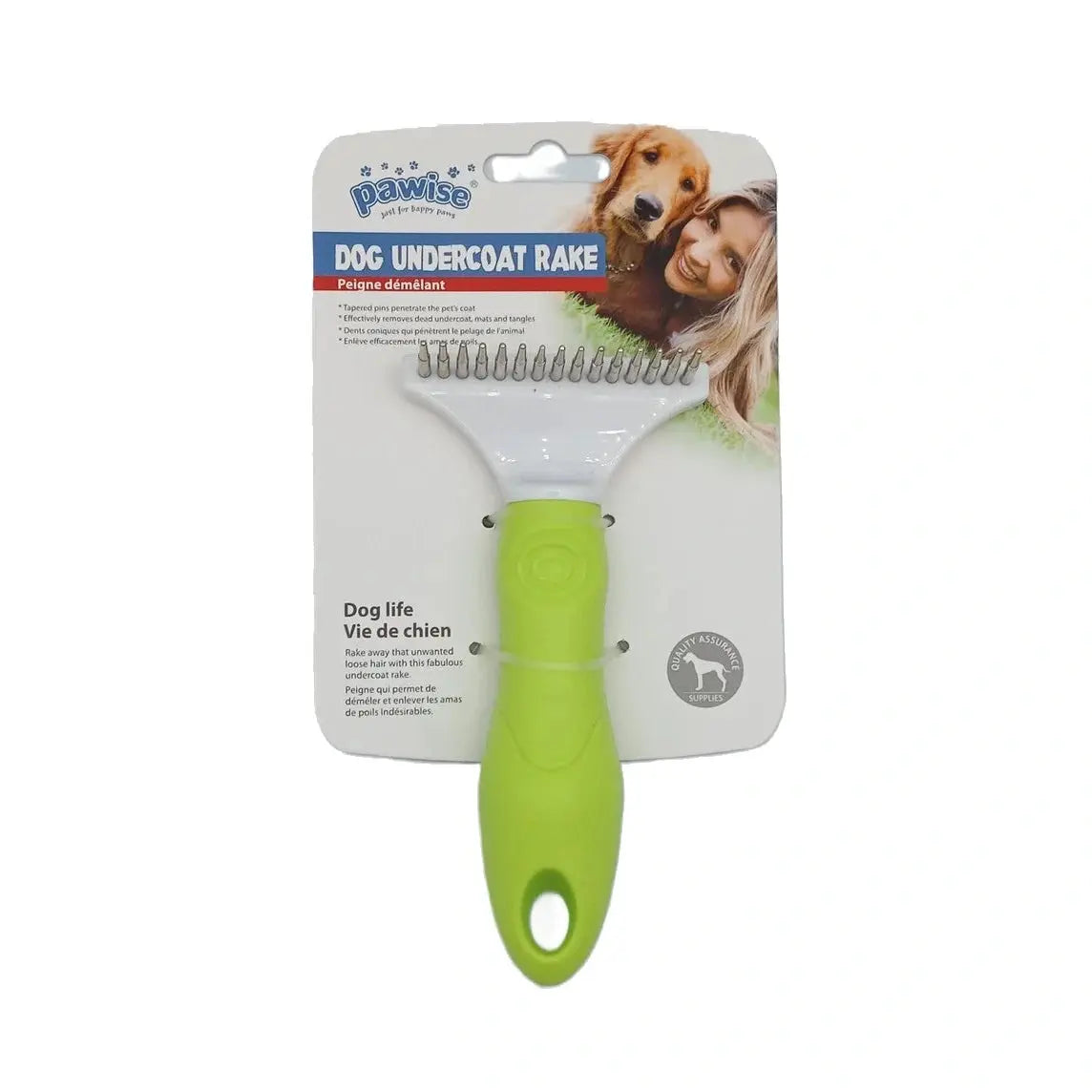 Pawise Dog Undercoat Rake image 3