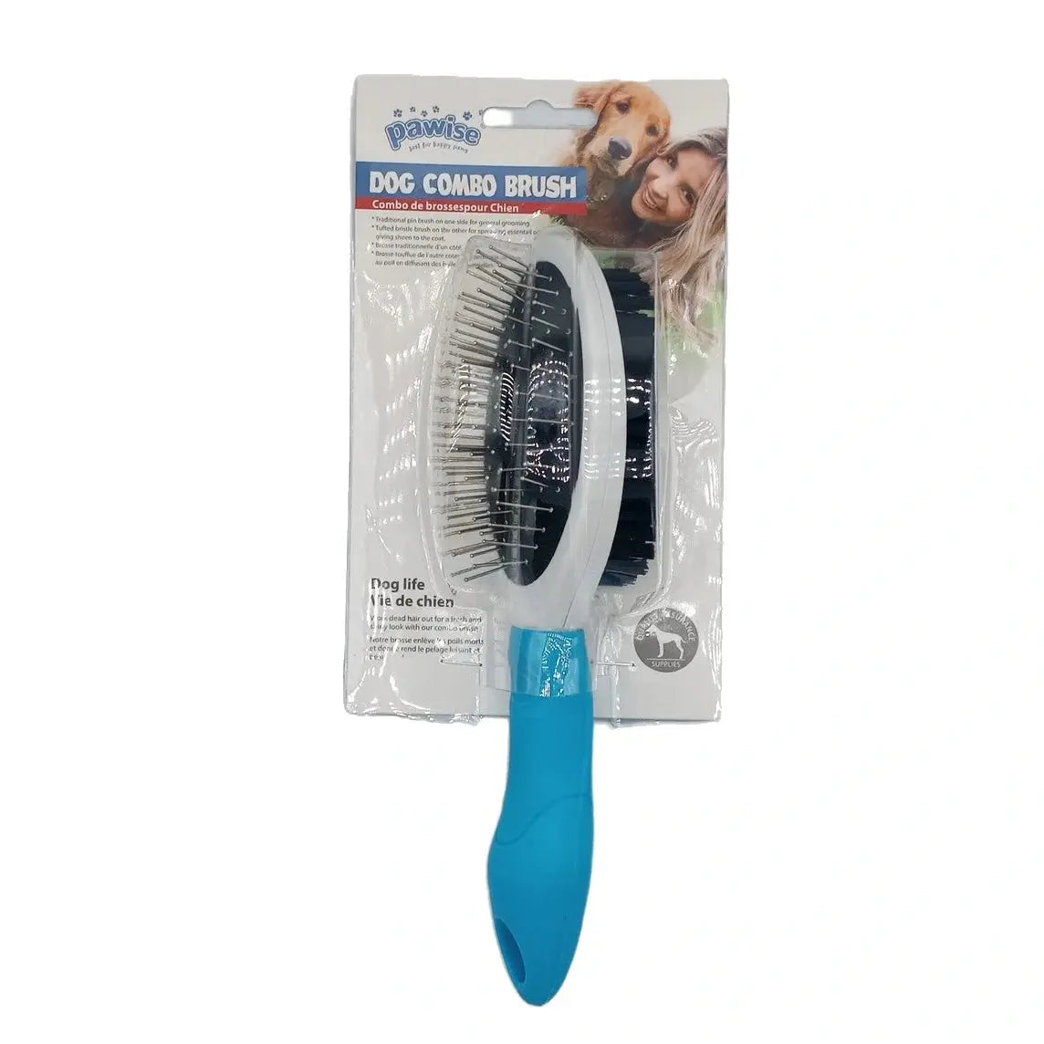 Pawise Double Sided Dog Brush image 3