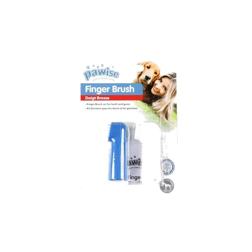 Pawise Finger Toothbrush for Dogs & Cats 2 Pack