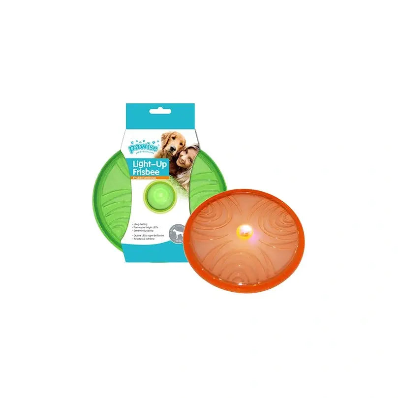 Pawise Flash Frisbee Fetch Dog Toy 20cm