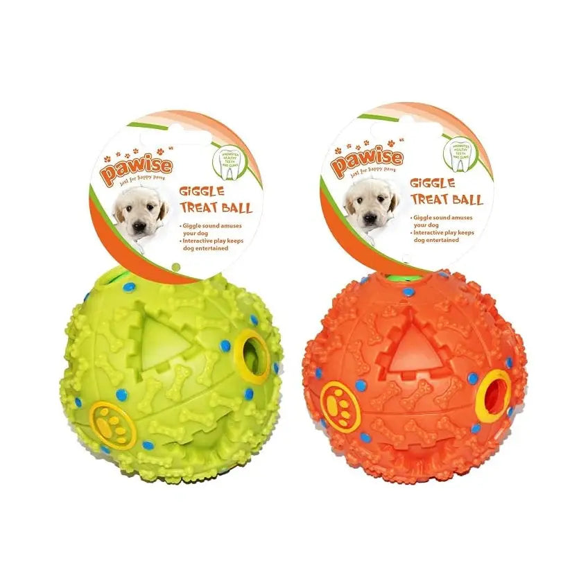 Pawise Giggle Treat Ball Dog Toy   | Canine & Co