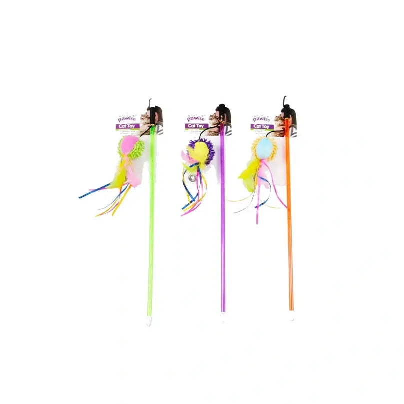 Pawise Meow Meow Life Cat Teaser Wand 45cm