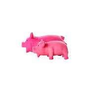 Pawise Pink Latex Pig Squeaky Dog Toy Small 15cm