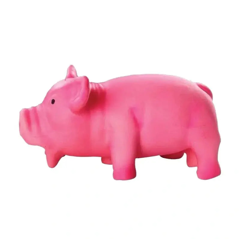 Pawise Pink Latex Pig Squeaky Dog Toy Small 15cm image 2
