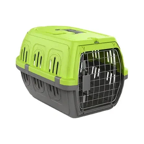 Pawise Plastic Transport Carrier for Dogs & Cats Green