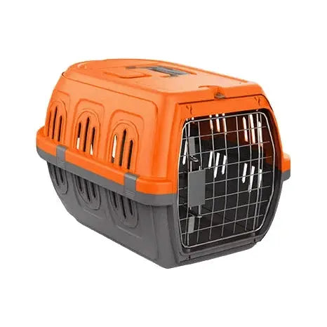 Pawise Plastic Transport Carrier for Dogs & Cats Orange