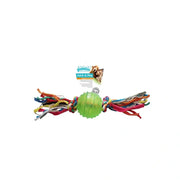 Pawise TPR Ball with Rope Fetch Dog Toy Small