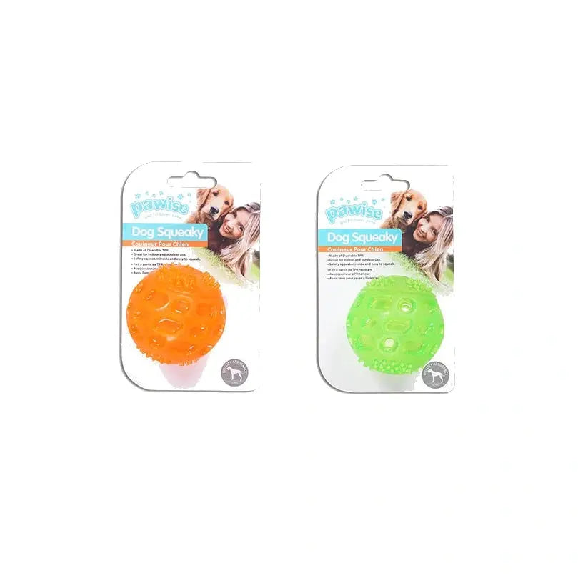 Pawise TPR Squeaky Ball Dog Toy