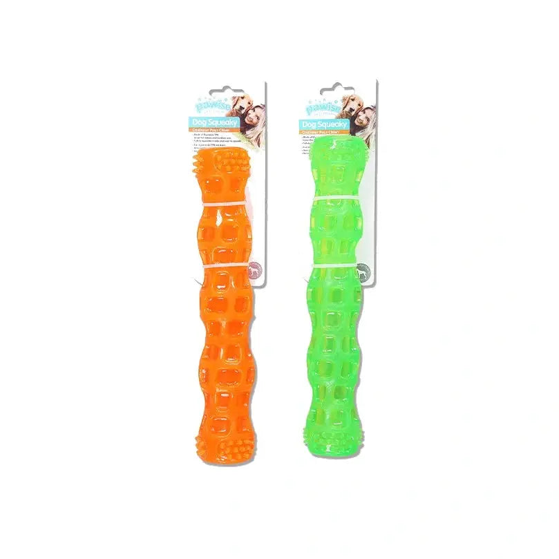 Pawise TPR Squeaky Stick Dog Toy