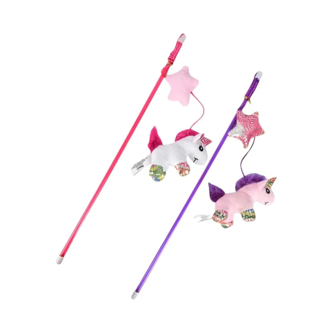 Pawise Unicorn Catnip Cat Teaser Wand 46cm   | Canine & Co