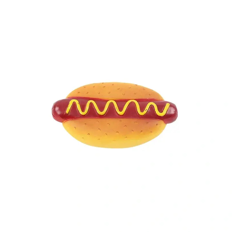 Pawise Vinyl Hot Dog Squeaky Dog Toy 8.5cm