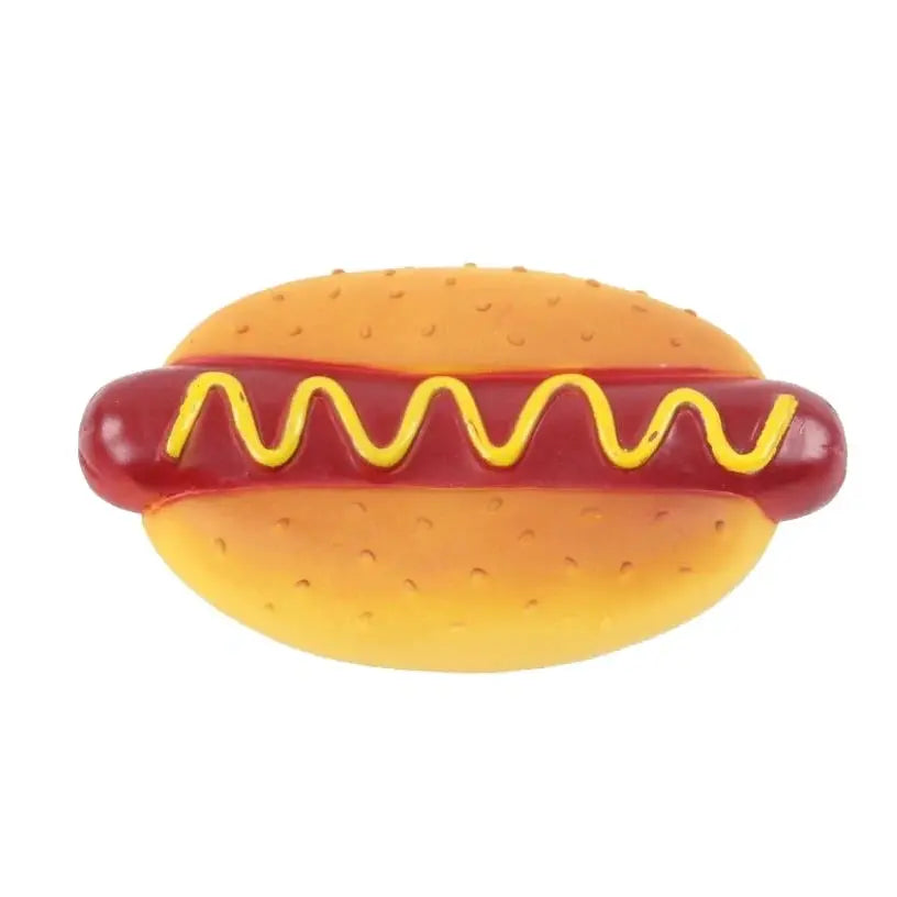 Pawise Vinyl Hot Dog Squeaky Dog Toy 8.5cm image 2