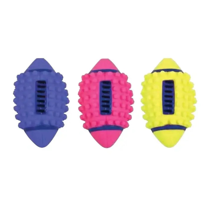 Pawise Vinyl Spiky Football Squeaky Dog Toy 12.5cm image 2