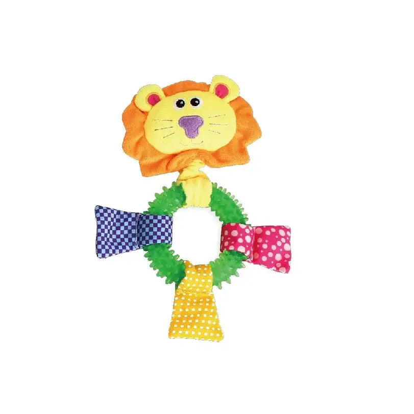 Pawise Vivid Life Puppy Ring Plush Dog Toy image 2