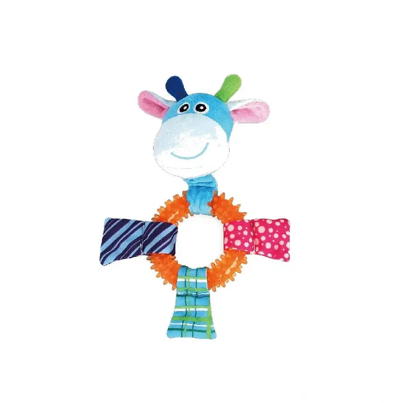 Pawise Vivid Life Puppy Ring Plush Dog Toy image 3