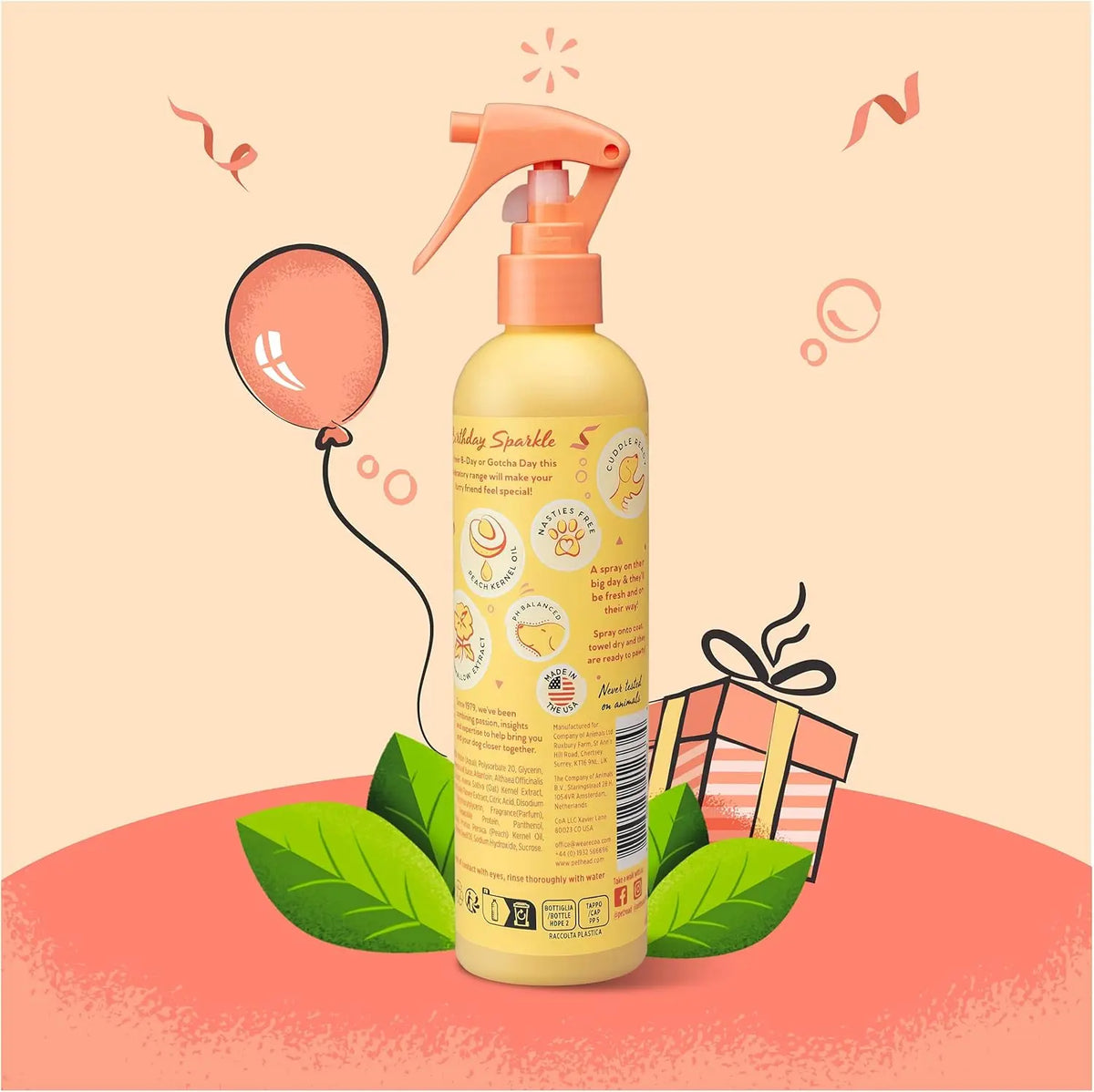 Pet Head Birthday Sparkle Dog Spray