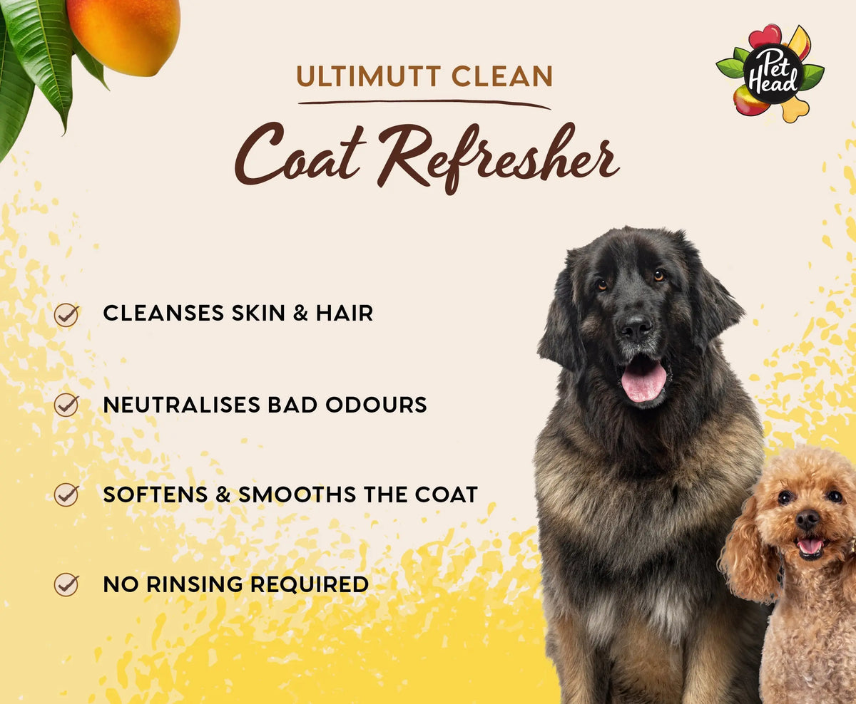 Pet Head Ultimutt 3 in 1 Refresher Spray For Dogs   | Canine & Co
