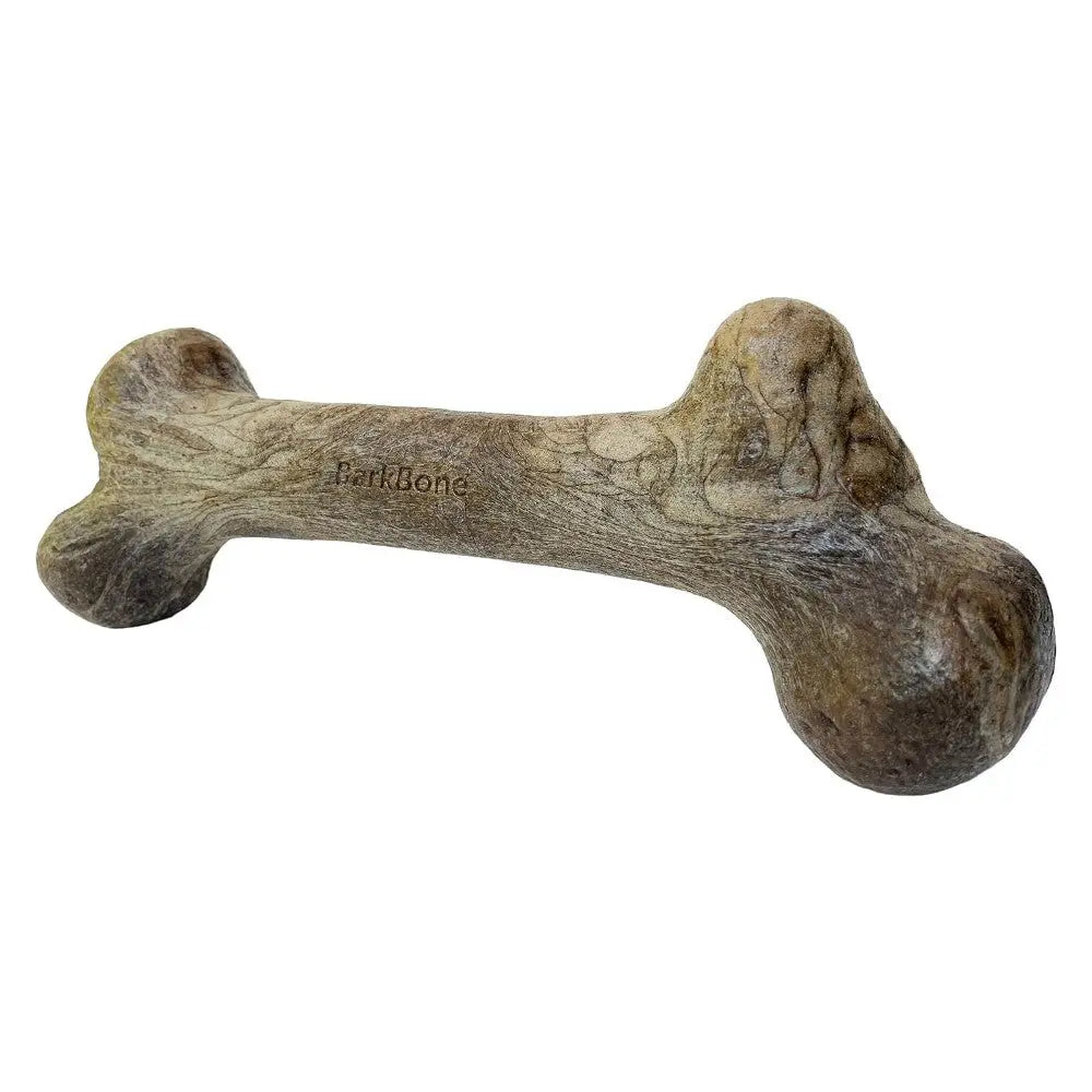 Durable dog chew toy shaped like a bone, perfect for keeping pets entertained and engaged.