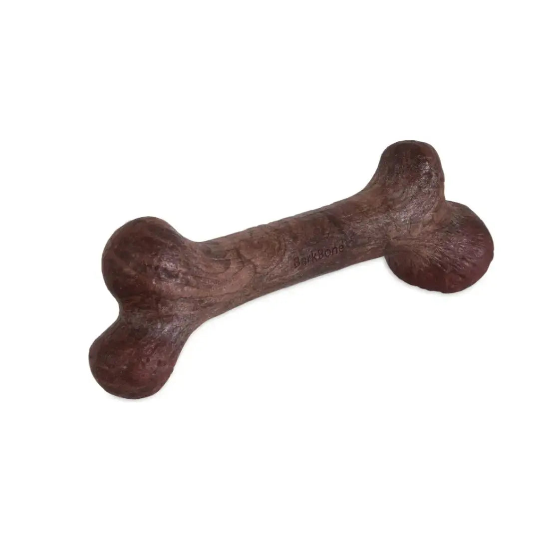 Pet Qwerks Dino Wood Barkbone Steak Dog Toy   | Canine & Co