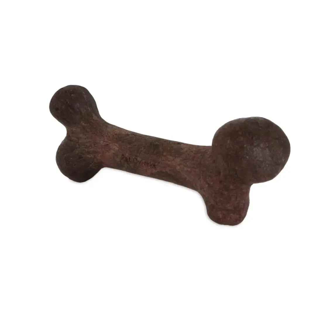 Pet Qwerks Dino Wood Barkbone Steak Dog Toy   | Canine & Co