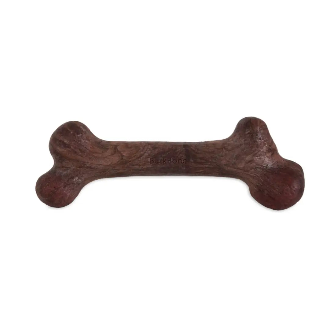 Pet Qwerks Dino Wood Barkbone Steak Dog Toy