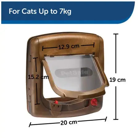 PetSafe Staywell Magnetic 4 Way Locking Deluxe Cat Flap   | Canine & Co