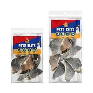 Pet Elite fish treats in resealable packaging, perfect for rewarding your furry friend.