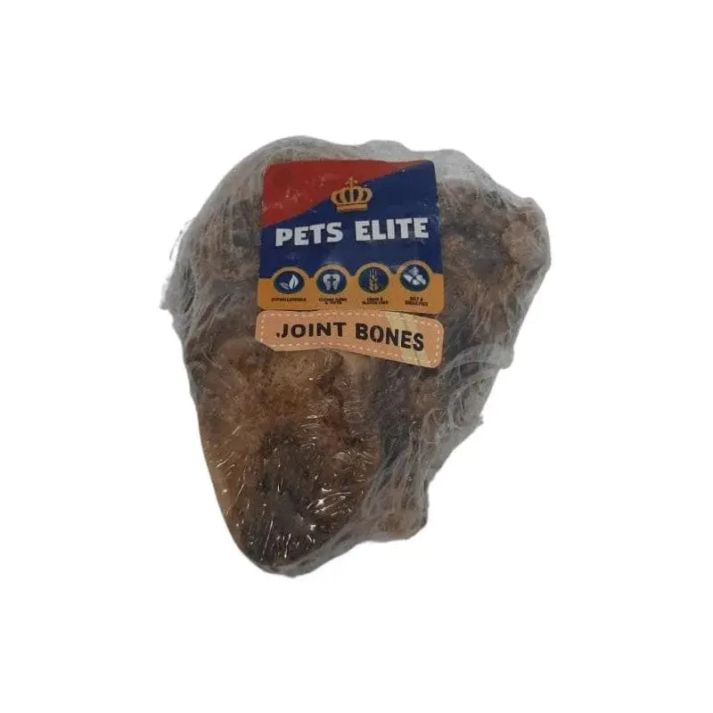 Joint bones for pets, packaged by Pets Elite, promoting healthy joints and dental care.