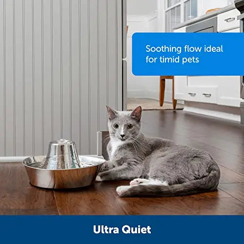 Petsafe Seaside Stainless Steel Fountain – 1.8L   | Canine & Co