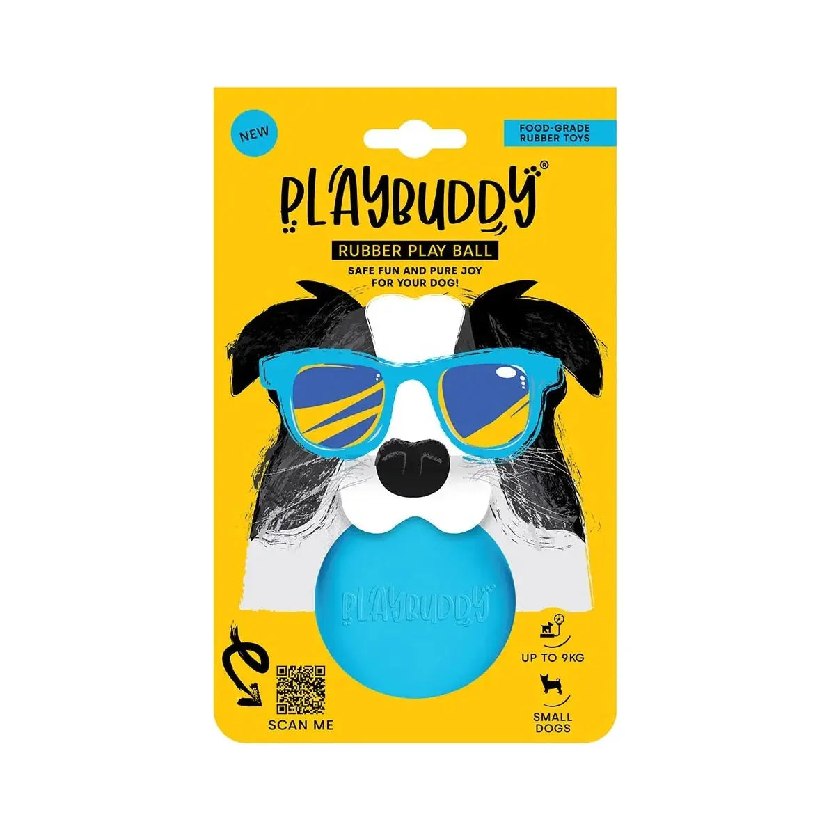 PlayBuddy Ball Rubber Fetch Dog Toy image 5