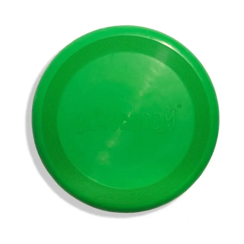 PlayBuddy Frisbee Rubber Fetch Dog Toy Green