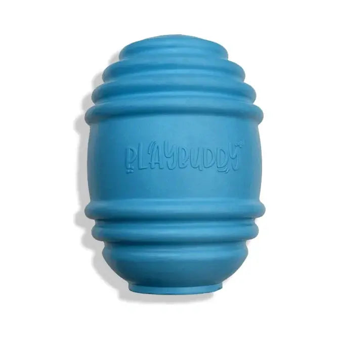PlayBuddy Thrill Rubber Treat Dog Toy Blue