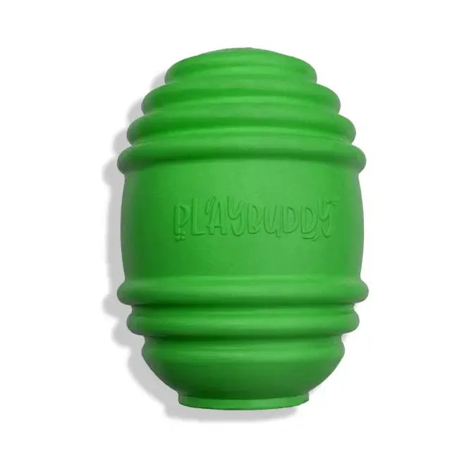 PlayBuddy Thrill Rubber Treat Dog Toy Green