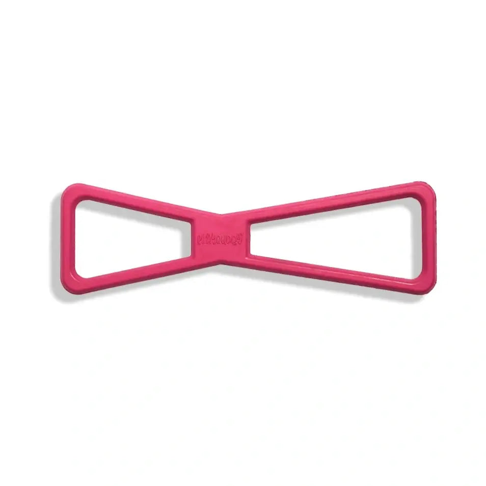 PlayBuddy Tug n Toss Rubber Tug Dog Toy Pink