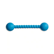 PlayBuddy Twizzoo Rubber Tug and Fetch Dog Toy Blue