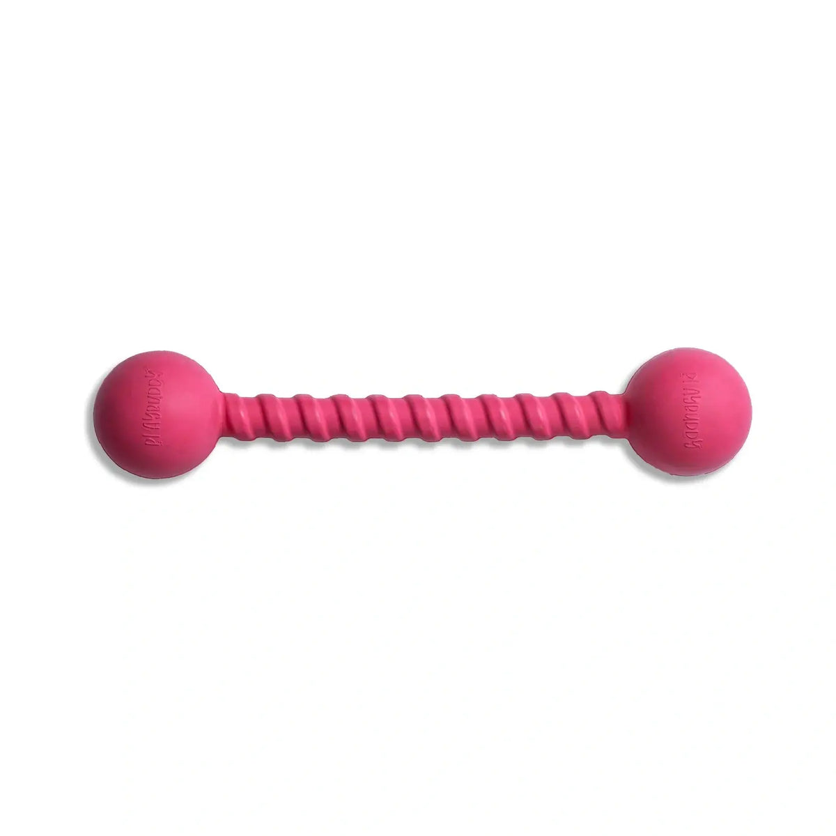 PlayBuddy Twizzoo Rubber Tug and Fetch Dog Toy Pink