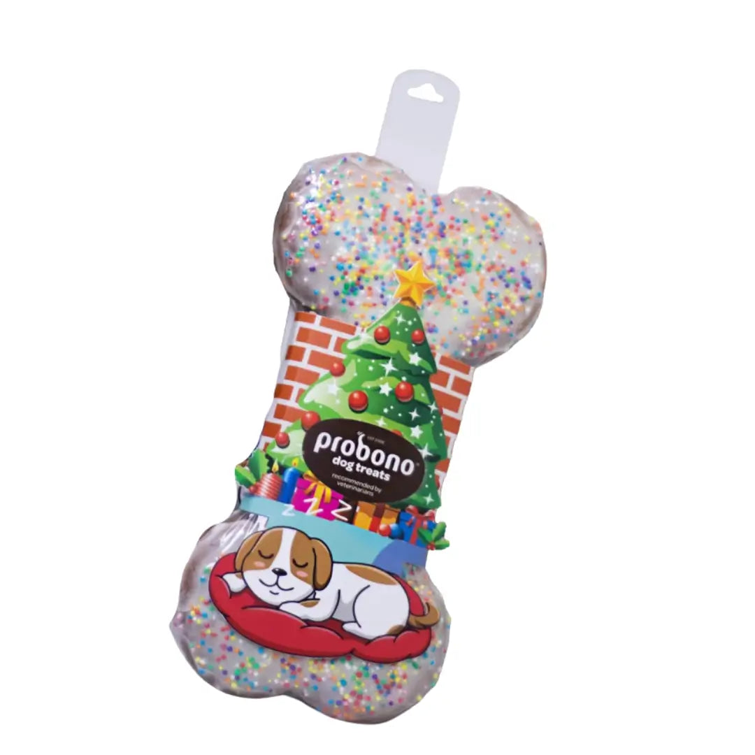 Probono Christmas Jumbo Iced Bone Dog Biscuit