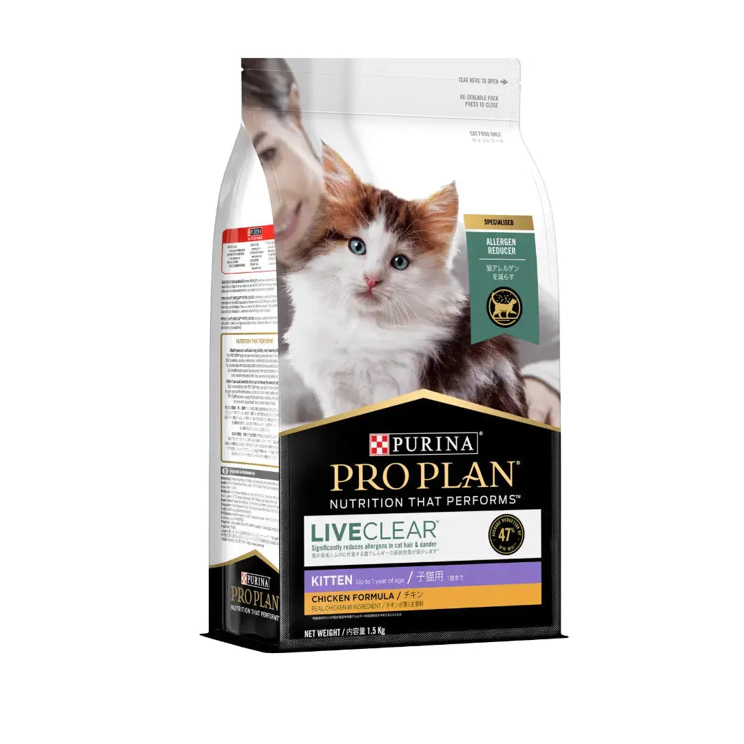 Purina Pro Plan Feline Kitten Liveclear Chicken Formula Dry Cat Food   | Canine & Co