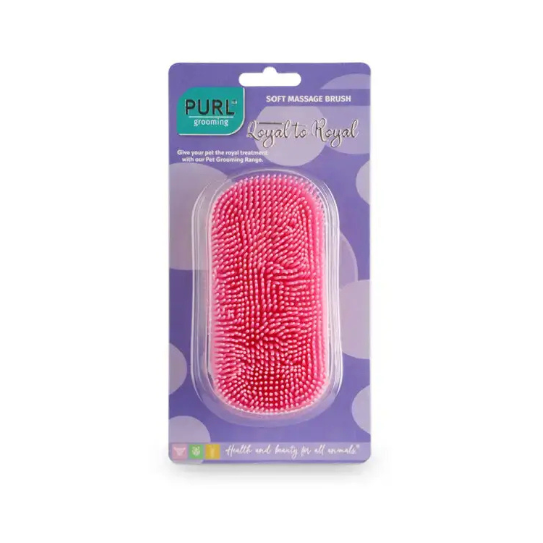 Purl Soft Massage Brush Pink