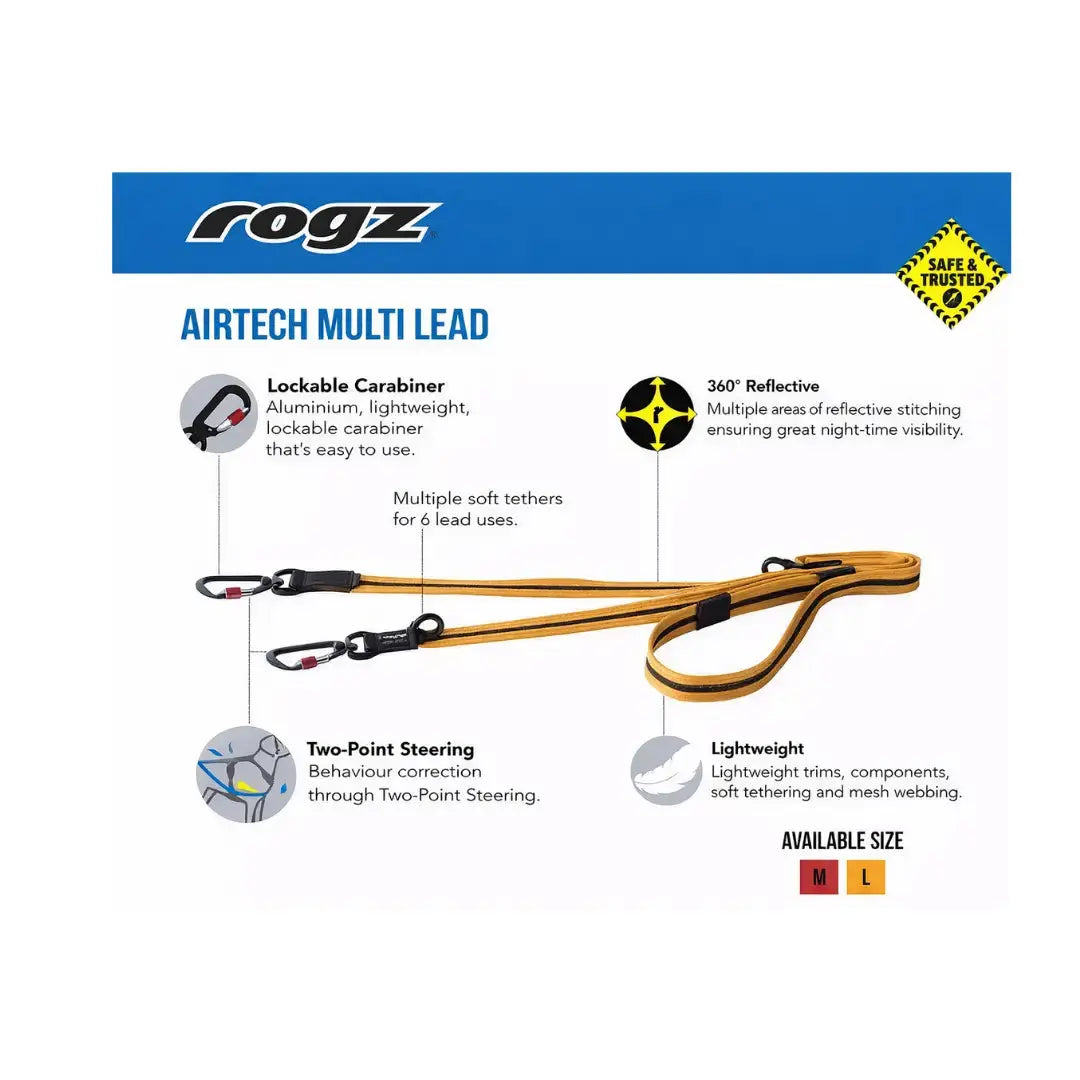 Rogz Airtech Multi Lead   | Canine & Co