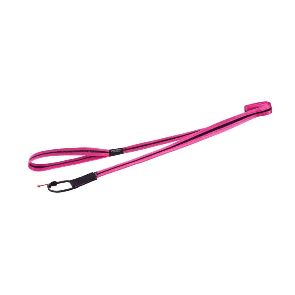 Pink dog leash with a comfortable grip and durable design for safe walks.