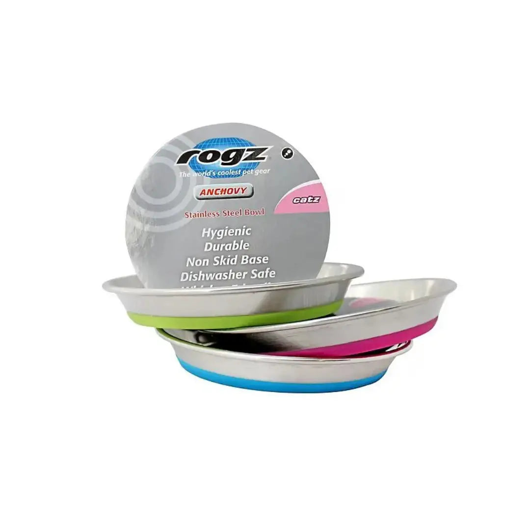 Rogz Catz Bowlz - Anchovy   | Canine & Co