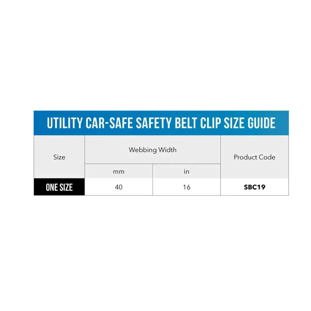 Rogz Dog Car-Safe Adjustable Seat Belt Clip   | Canine & Co