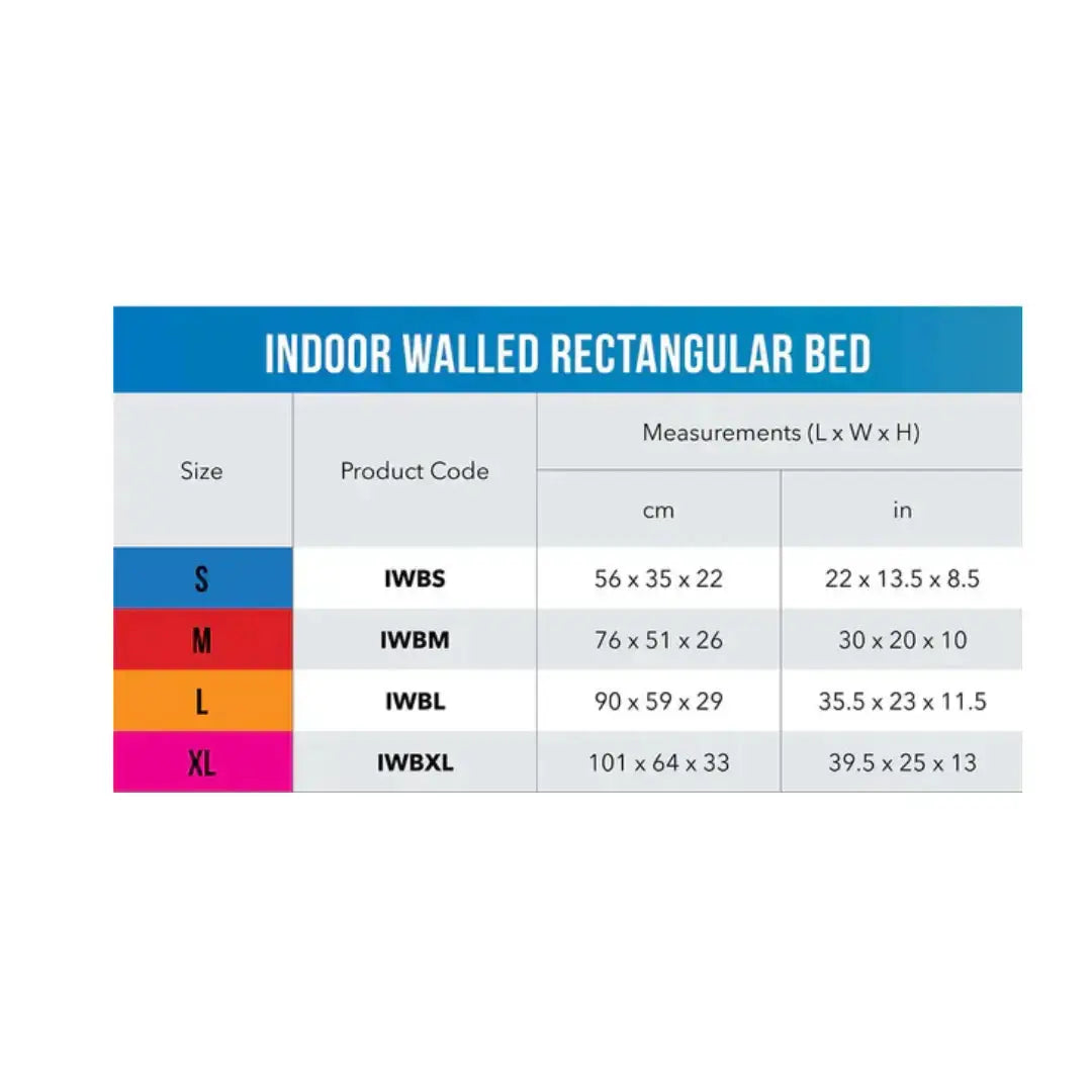 Rogz Indoor Walled Bed   | Canine & Co